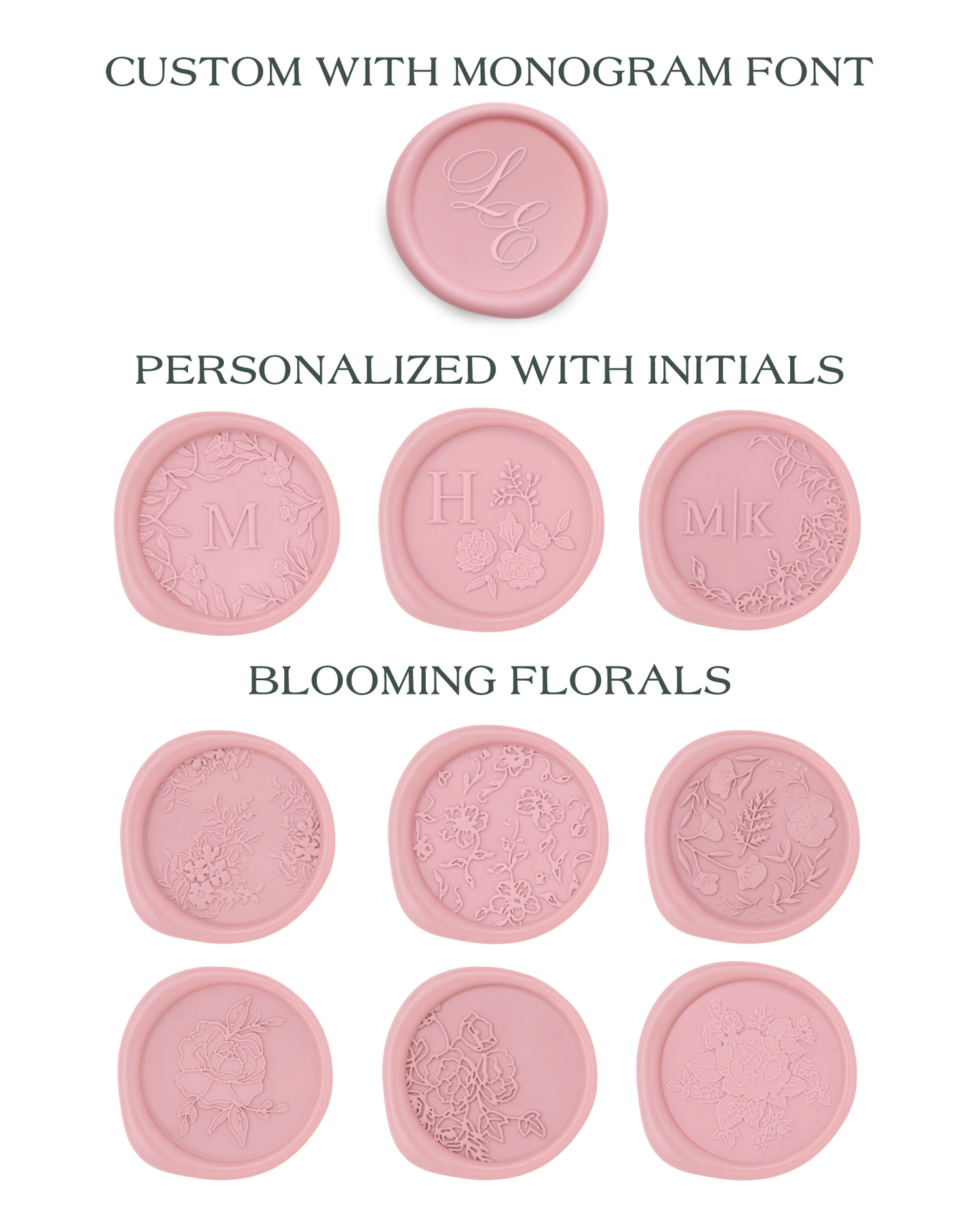 Wax Seals - Blooming Crest Collection