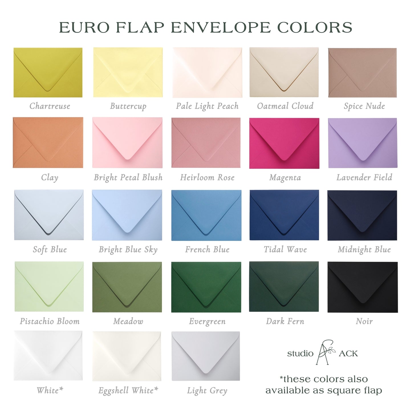 A9 + A9.5 Soft Blue Envelopes for Amanda