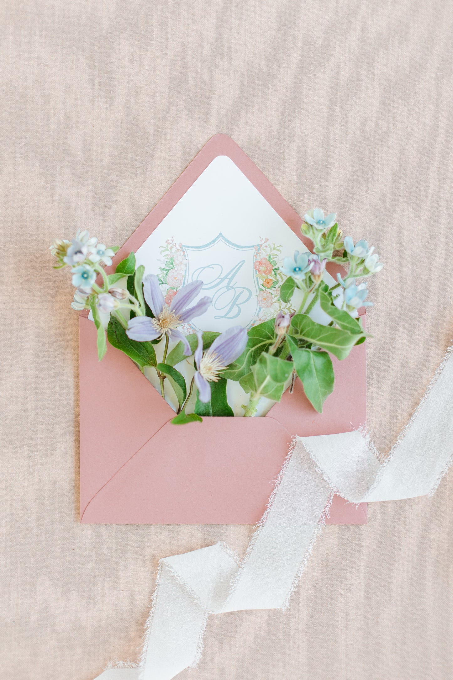 Blooming Crest Collection Envelope Liners