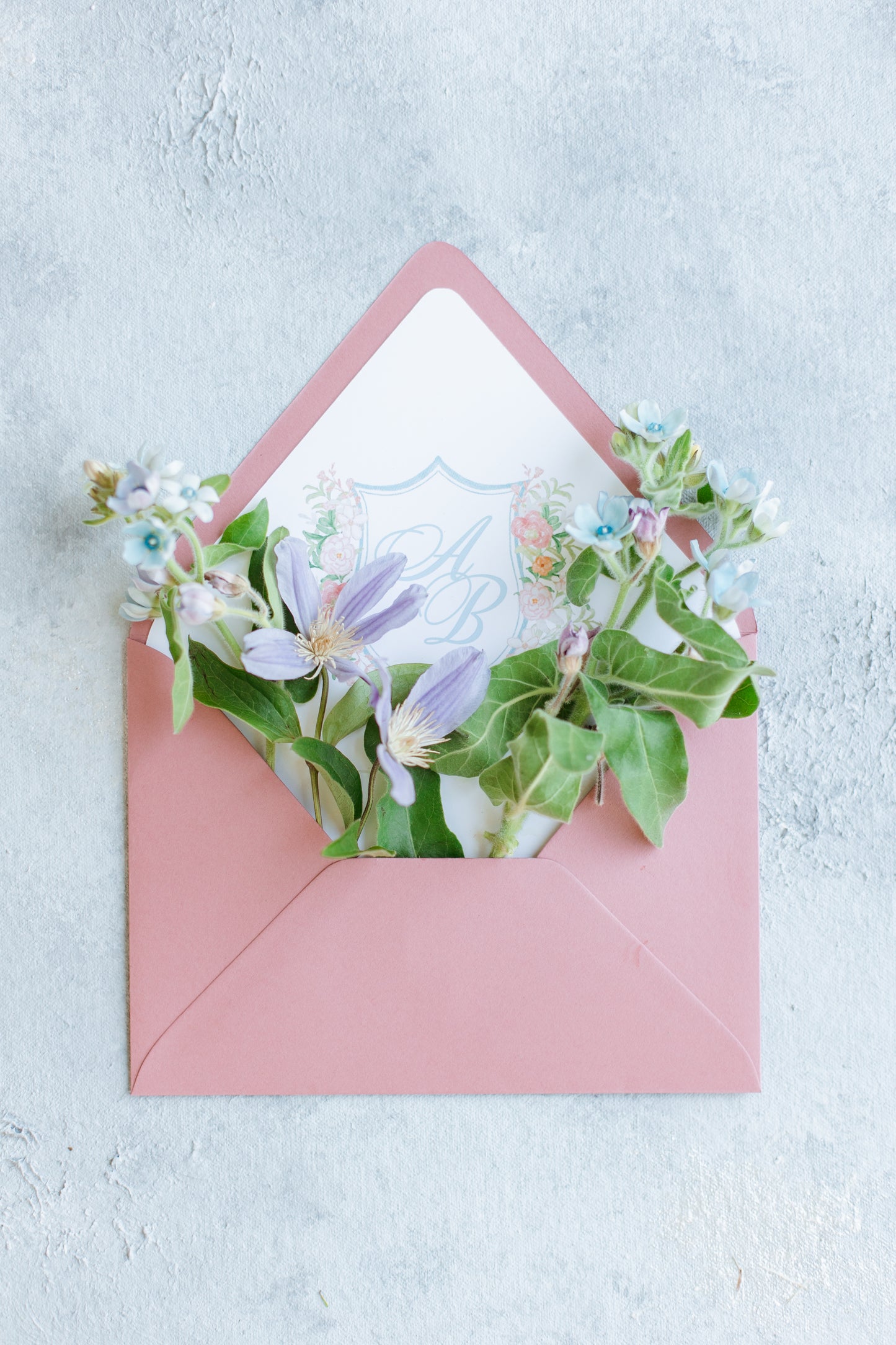 Blooming Crest Collection Envelope Liners