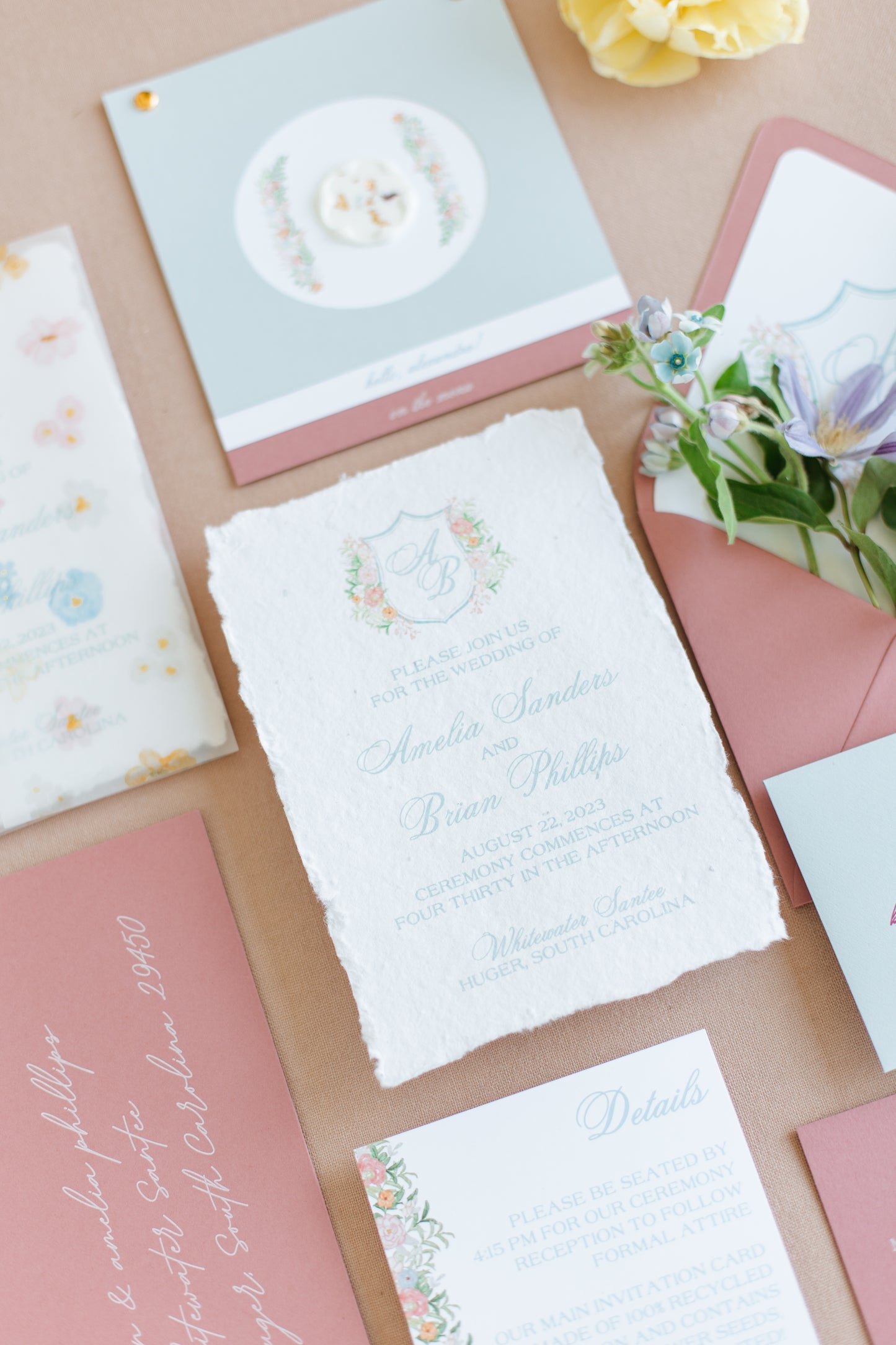 Blooming Crest Collection Detail Card