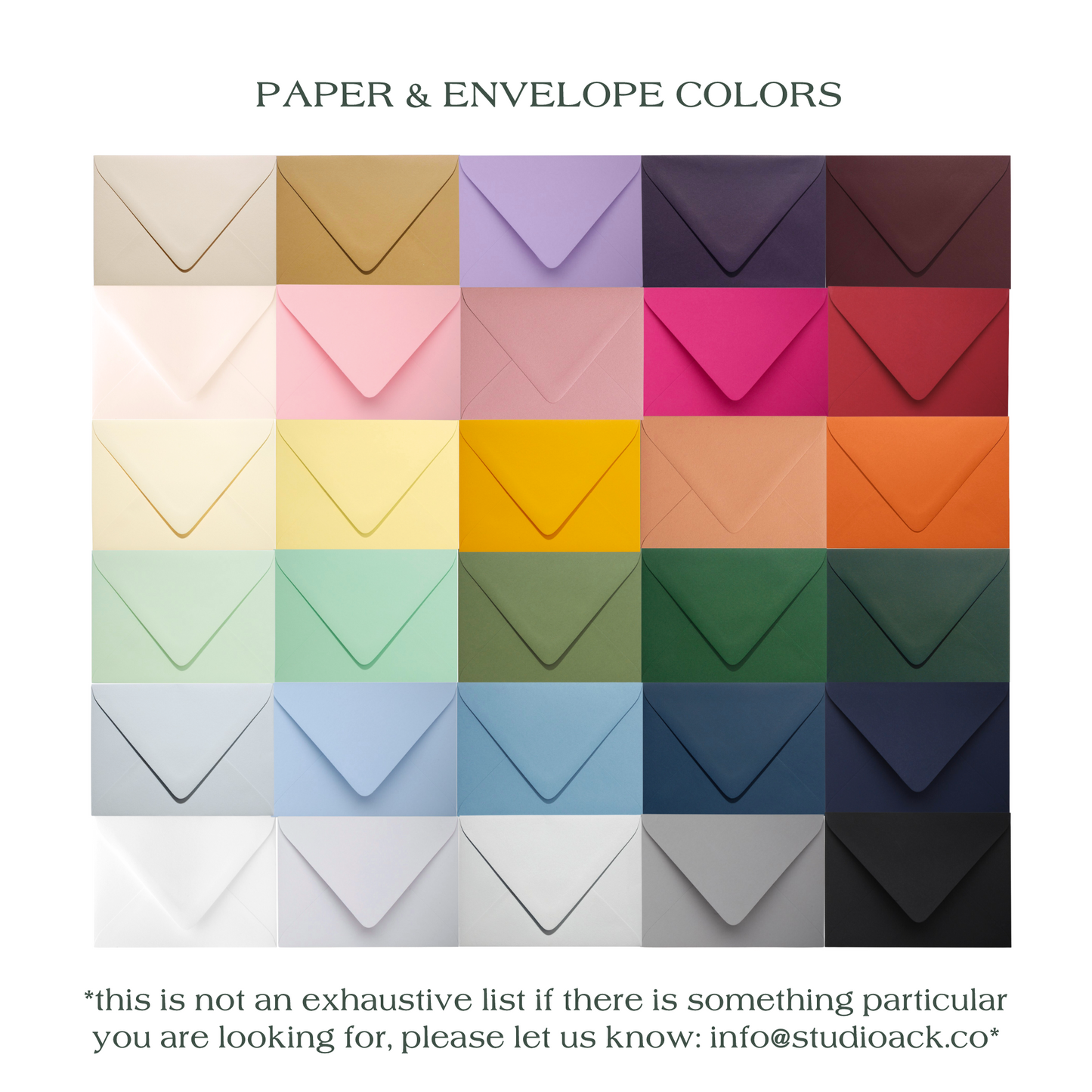 Blooming Crest Collection Envelope Liners