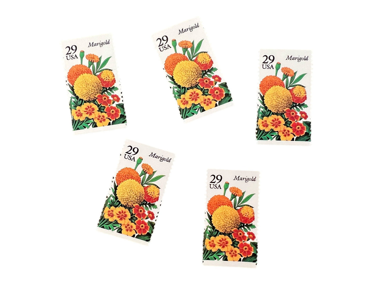 Vintage Floral Wedding Postage Stamps - Garden Flowers USPS Stamps - Spring or Summer Invitations