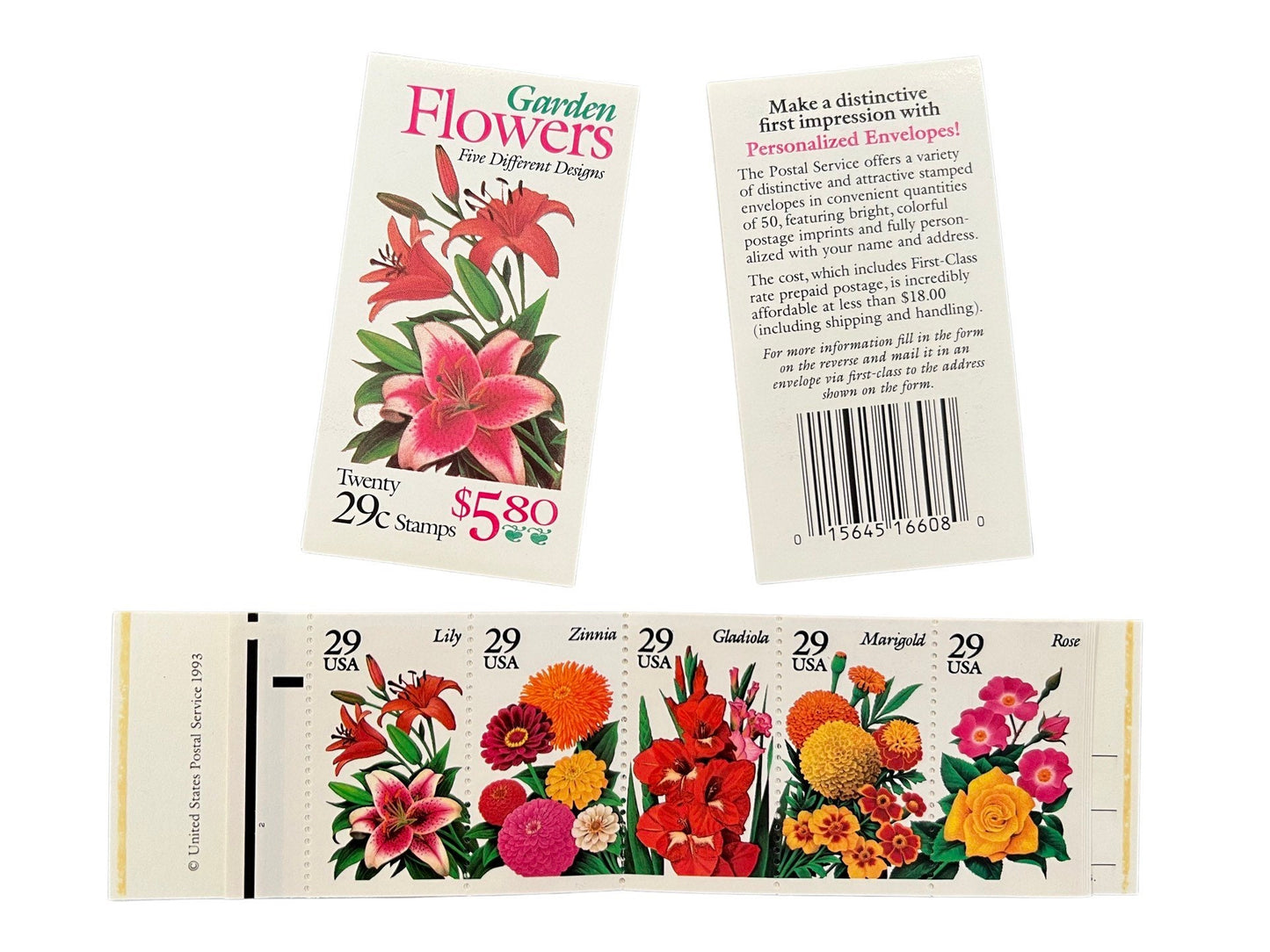 Vintage Floral Wedding Postage Stamps - Garden Flowers USPS Stamps - Spring or Summer Invitations