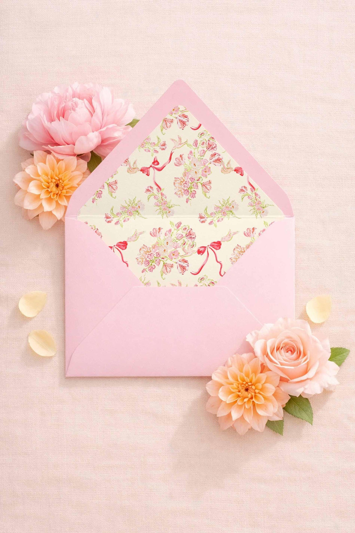 Whimsical Garden Envelope Liner Template