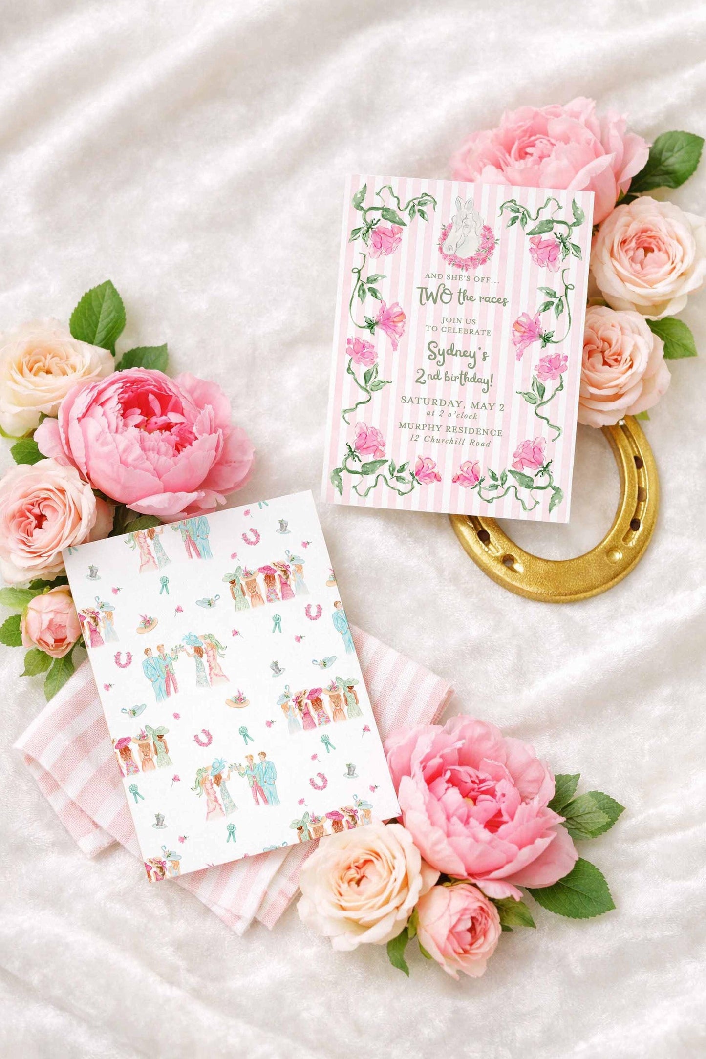 Kentucky Derby Birthday Invitation Template