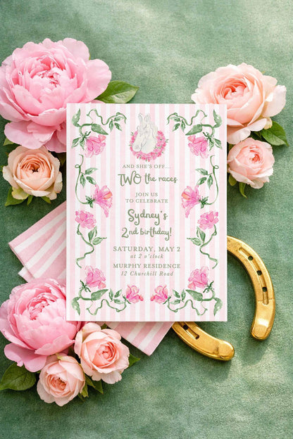 Kentucky Derby Birthday Invitation Template
