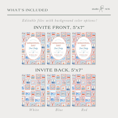 Pool Party Party Invitation Template