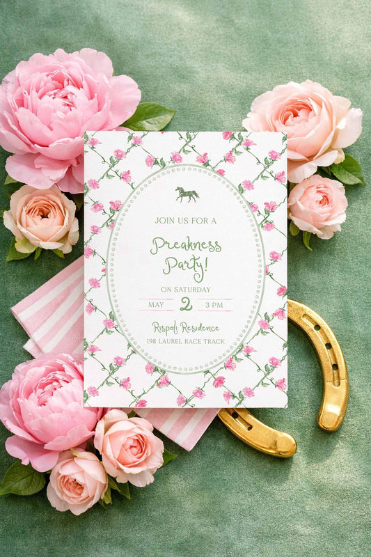 Preakness Party Invitation Template