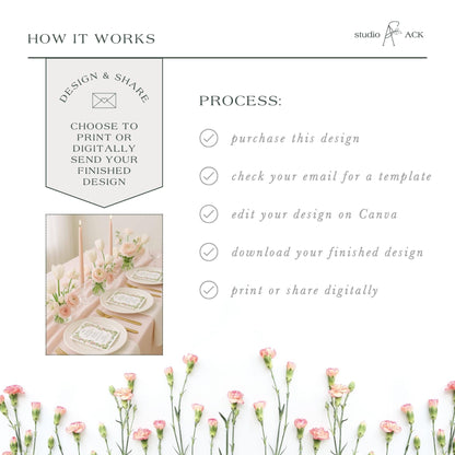 The image is a collage of two images. The top image shows a table with a floral centerpiece, while the bottom image features a bouquet of pink flowers. The collage does not contain any text, and the image does not depict a scene, display, or show any objects. The image is a single, continuous piece of art.