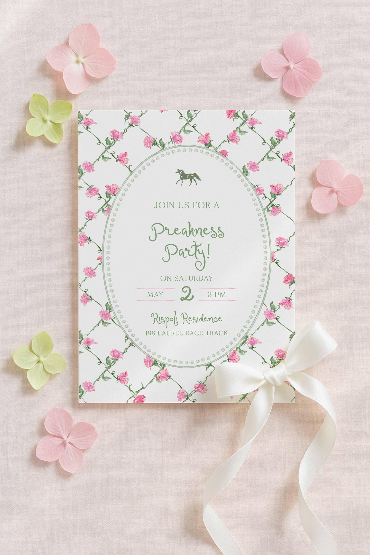 Preakness Party Invitation Template