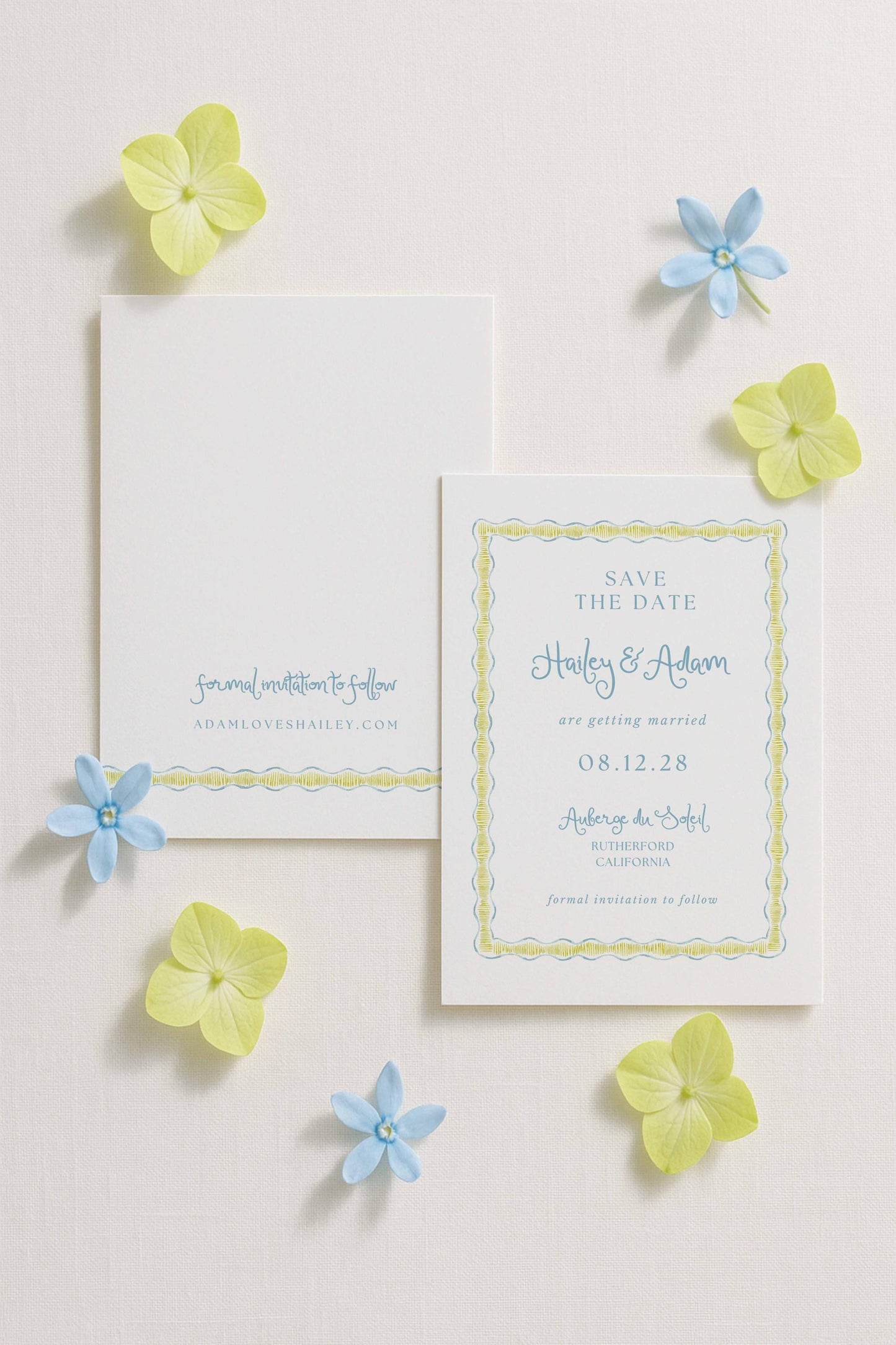 Fun Wavy Save the Date Template