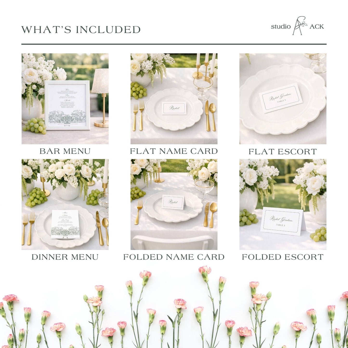 Legare Waring House Wedding Template Bundle