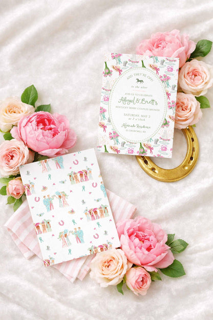 Kentucky Derby Engagement Party Invitation Template