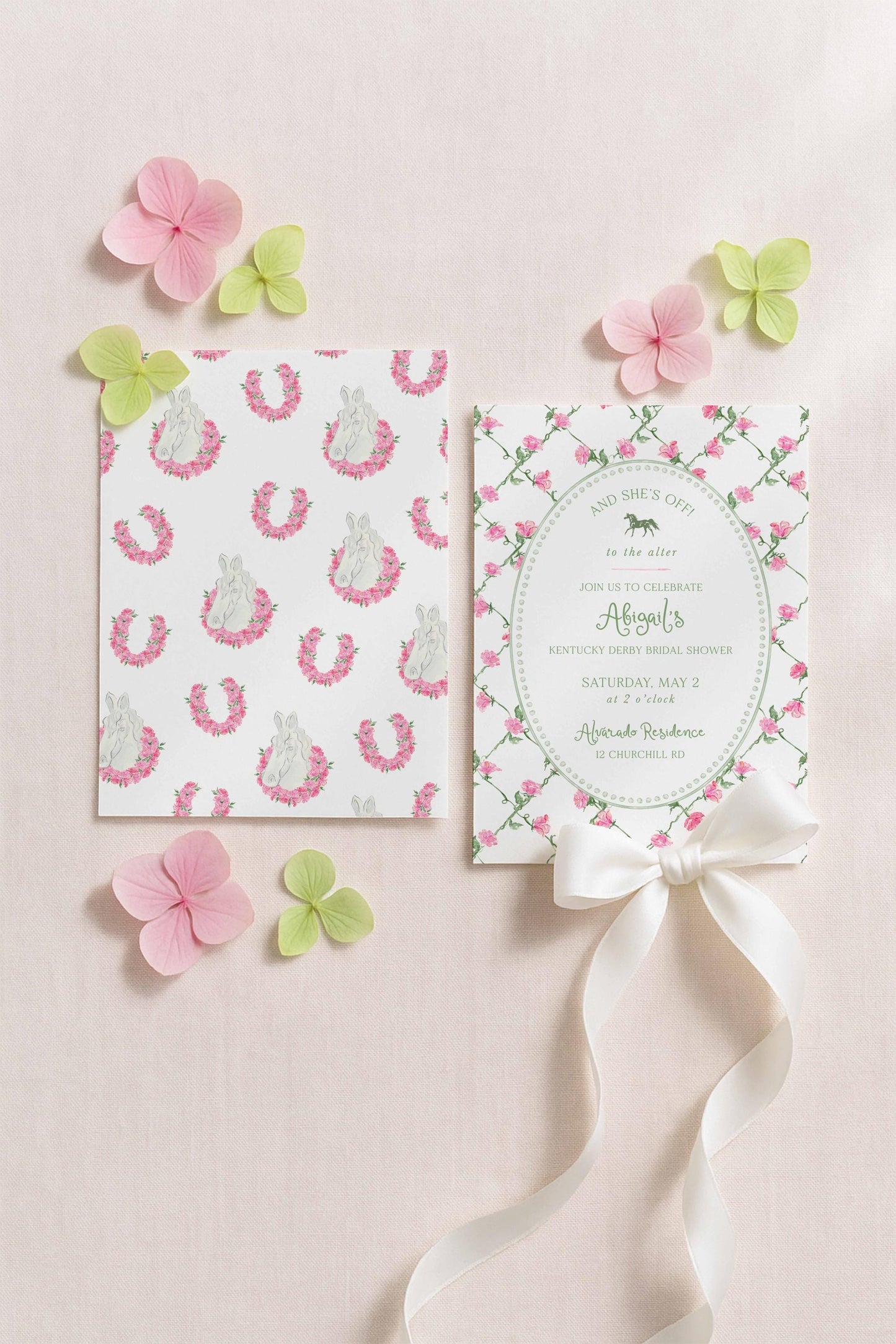 Kentucky Derby Bridal Shower Invitation Template