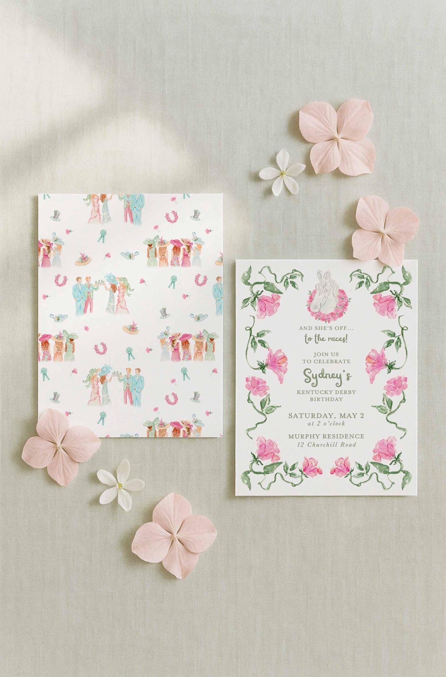 Kentucky Derby Birthday Invitation Template