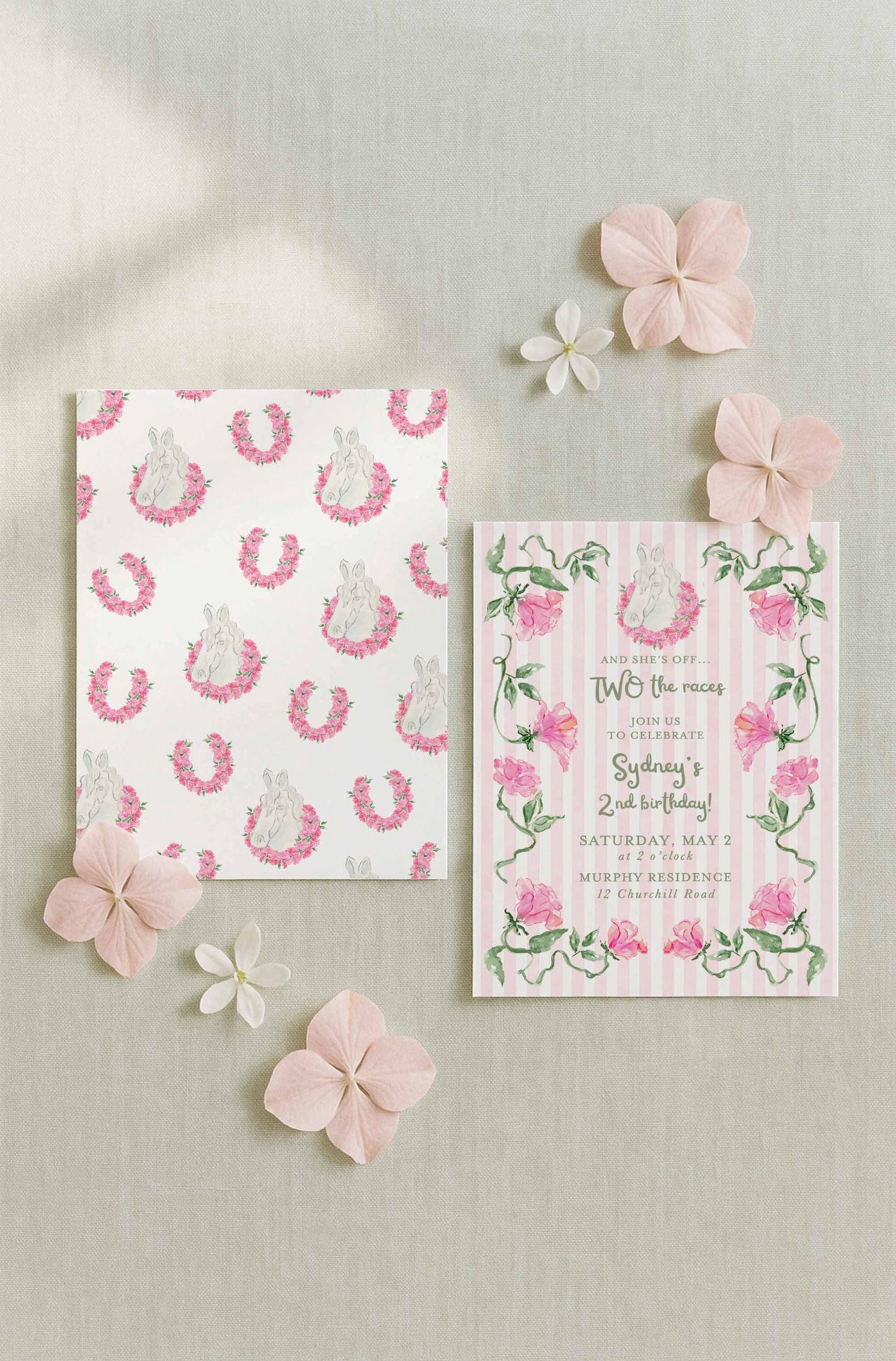 Kentucky Derby Birthday Invitation Template