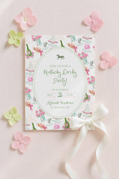 Kentucky Derby Party Invitation Template