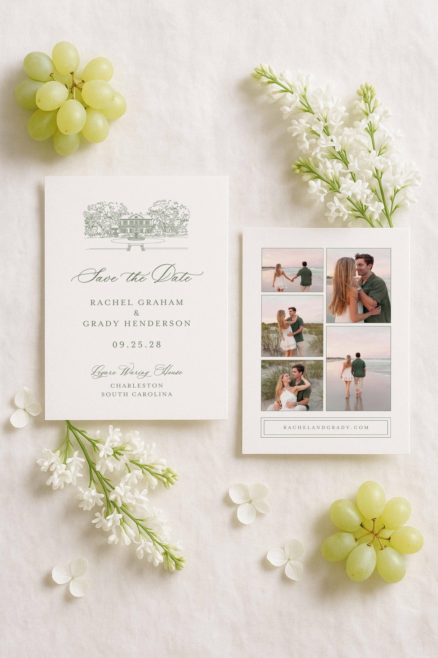 Legare Waring House Save the Date Template