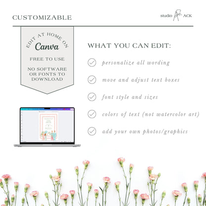 Kentucky Derby Birthday Invitation Template