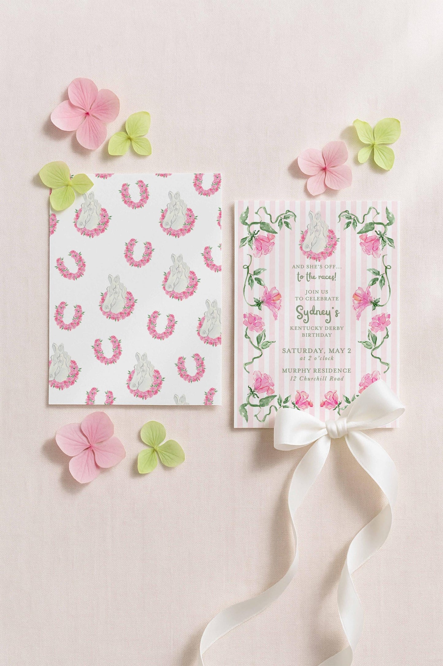 Kentucky Derby Birthday Invitation Template