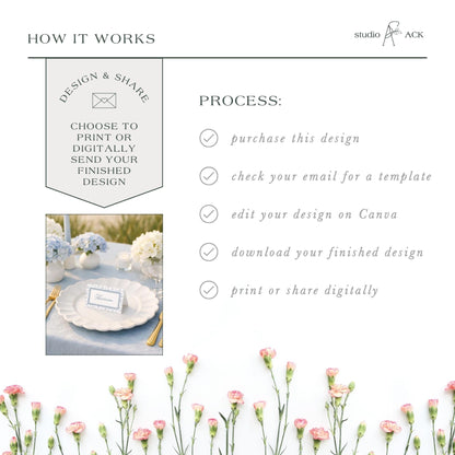 The image is a collage of various images, including a floral arrangement, a table setting, and a printed design. The text in the image provides information about the design and sharing process, but it does not contain any descriptive text about the individual images.