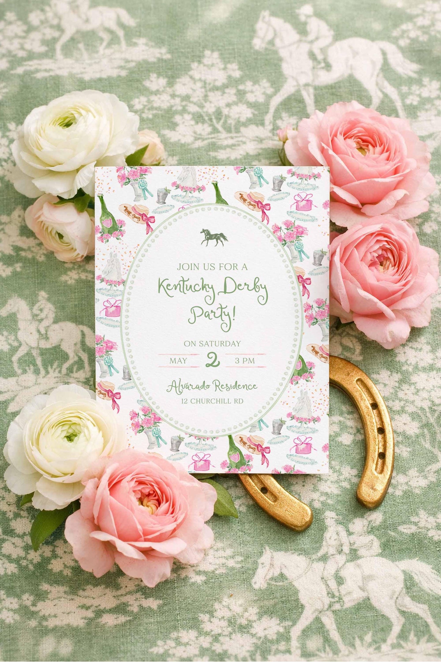 Kentucky Derby Party Invitation Template