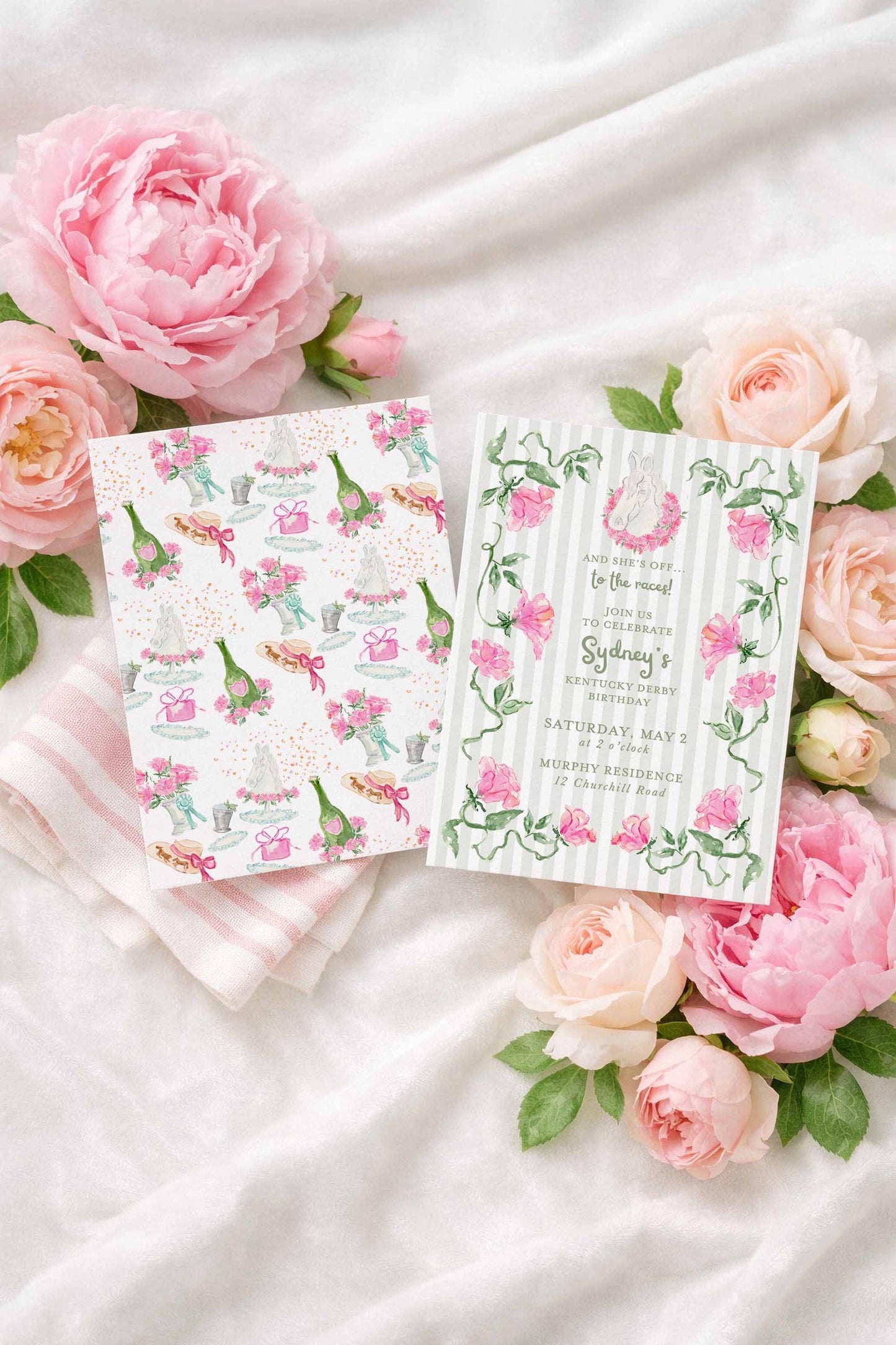 Kentucky Derby Birthday Invitation Template