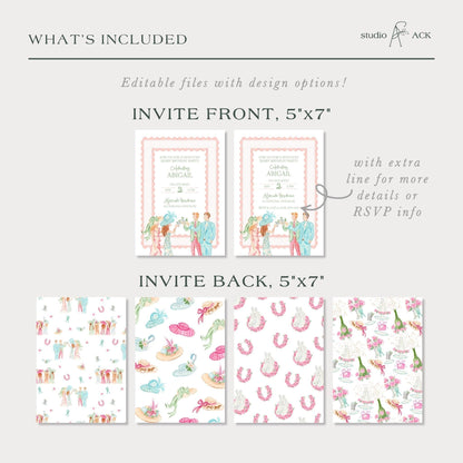 Kentucky Derby Birthday Invitation Template
