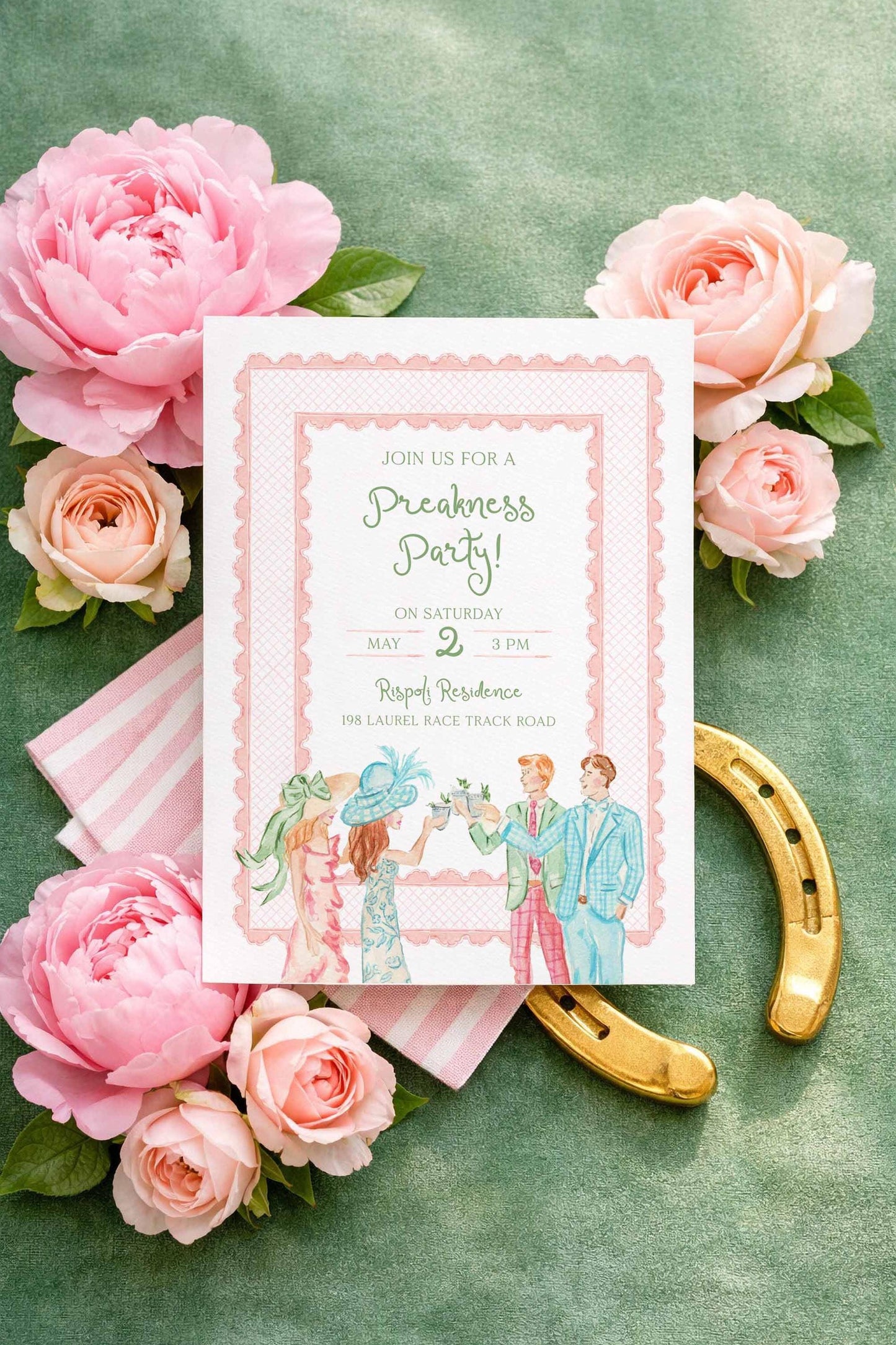 Preakness Party Invitation Template