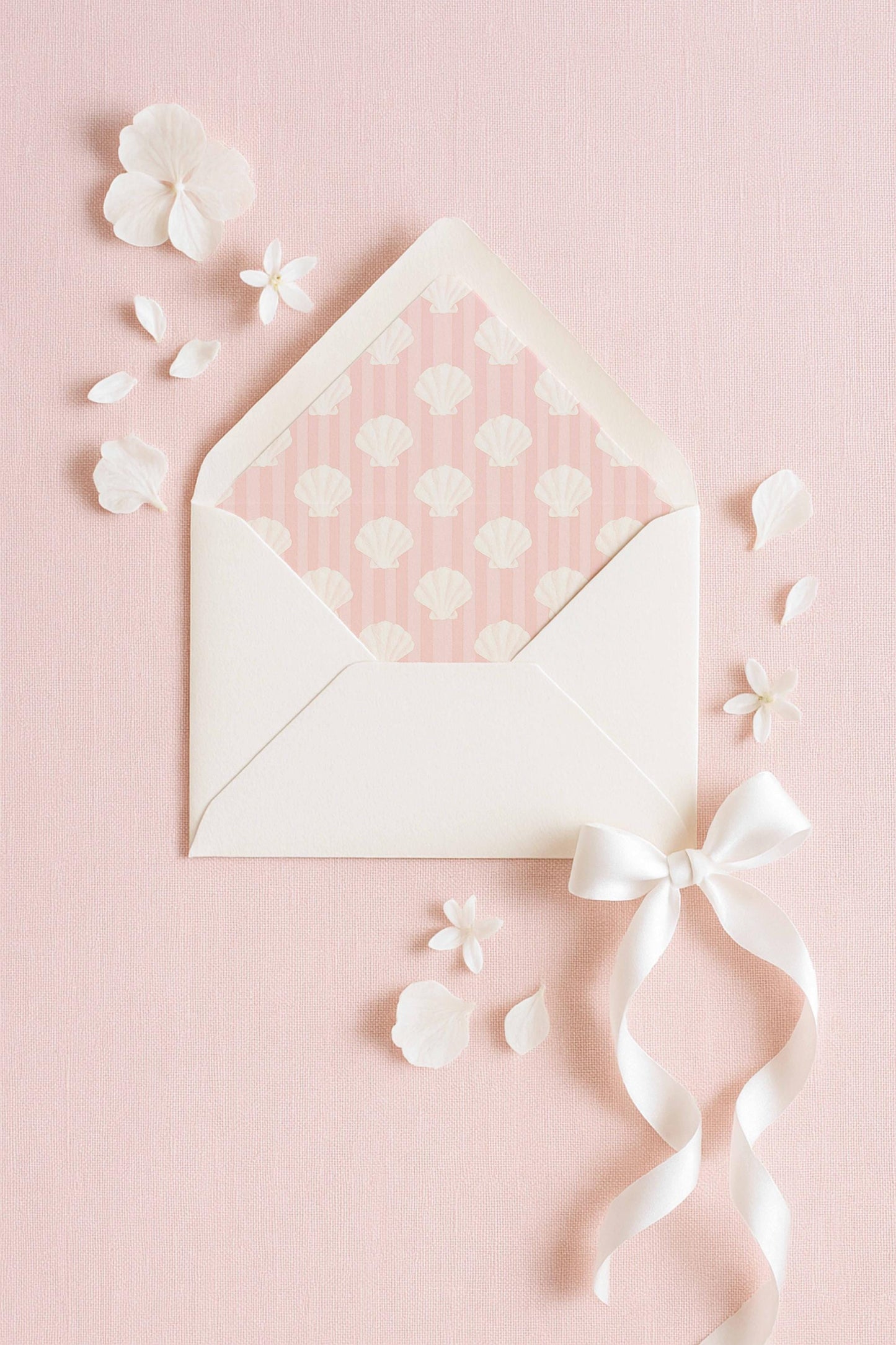 Whimsical Beach Envelope Liner Template