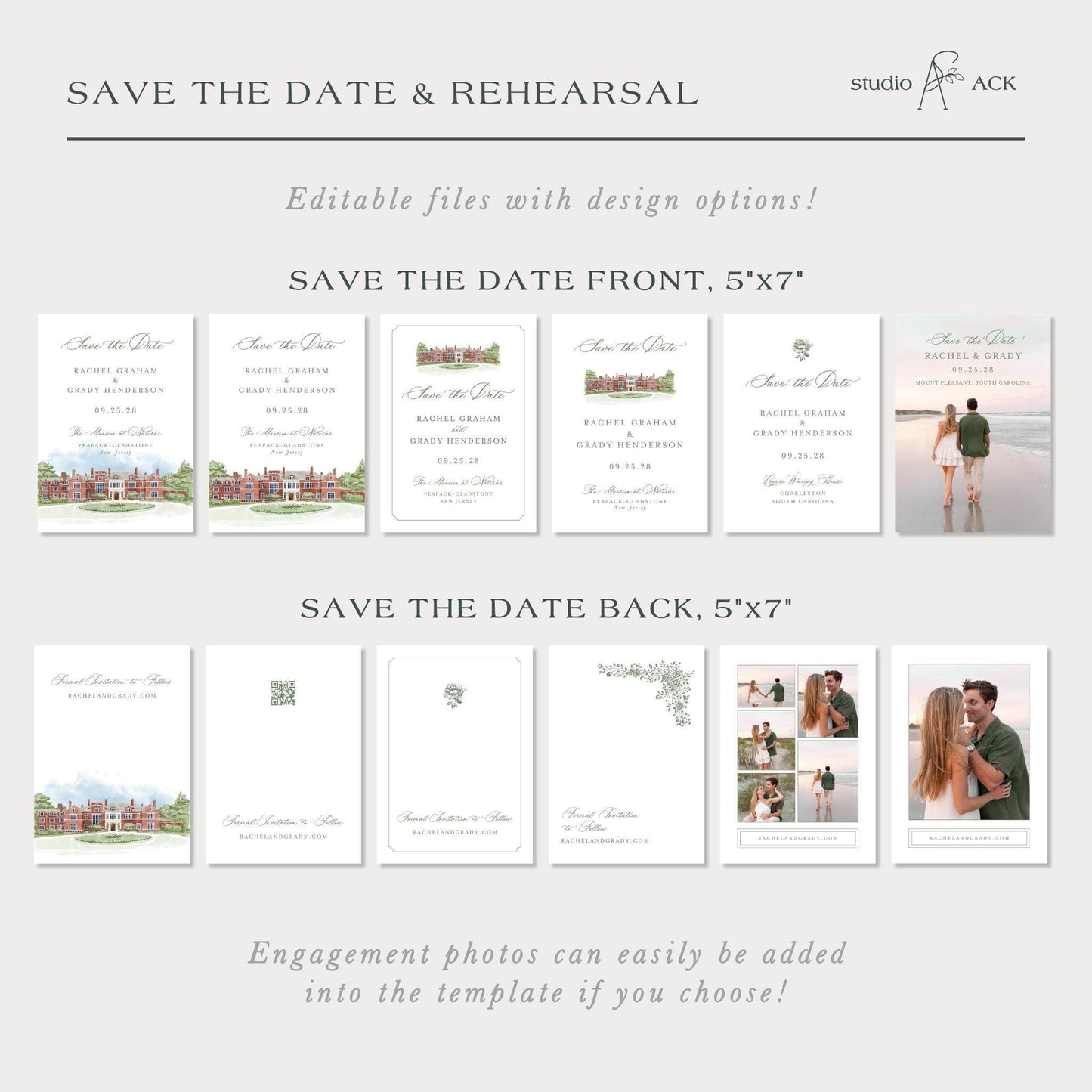 Mansion at Natirar Save the Date Template