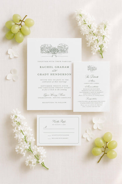 Legare Waring House Wedding Template Bundle