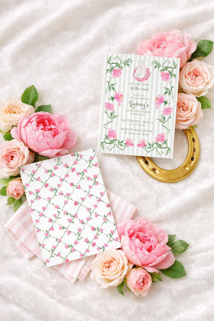 Kentucky Derby Birthday Invitation Template