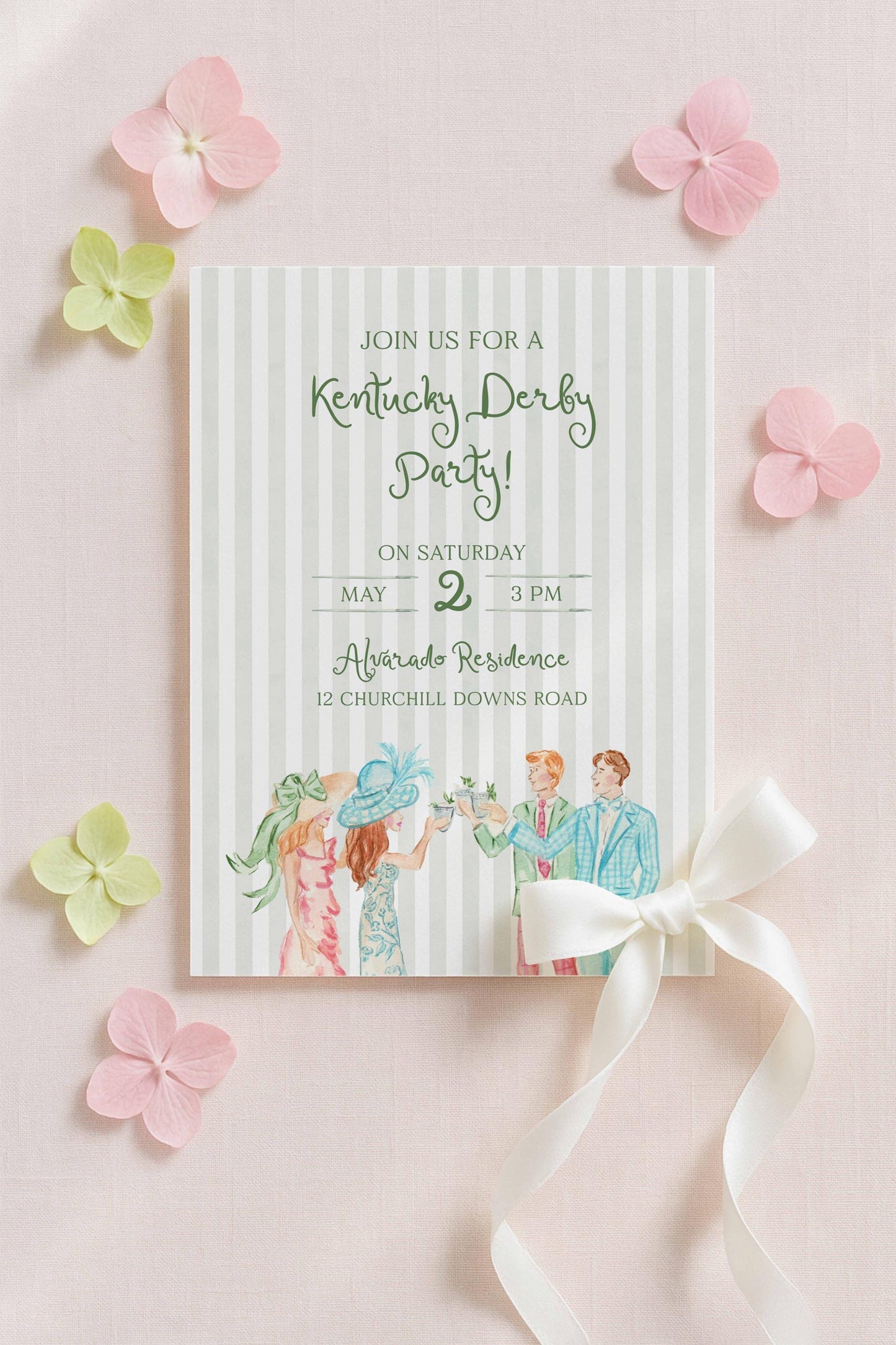 Kentucky Derby Party Invitation Template