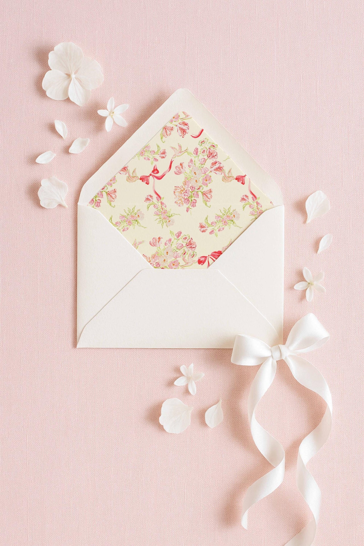 Whimsical Garden Envelope Liner Template