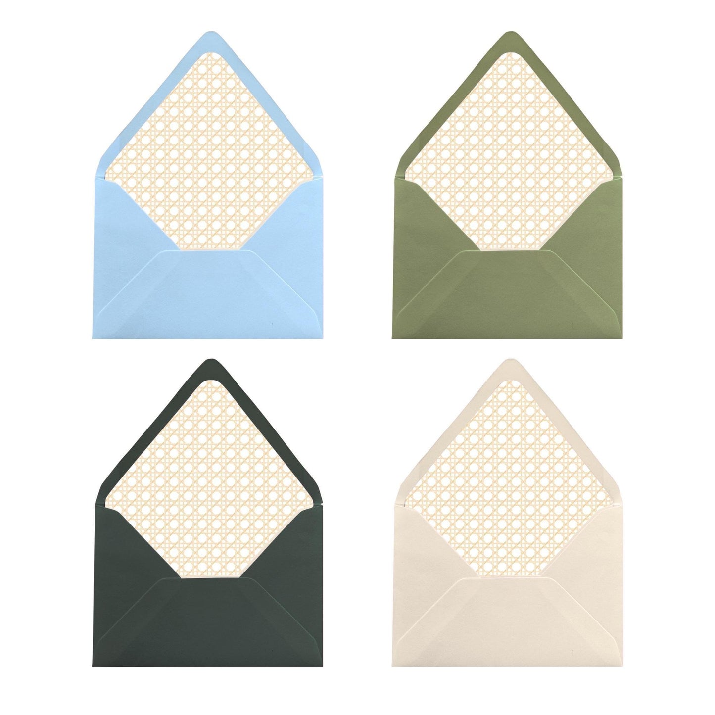 Rattan Envelope Liner Template