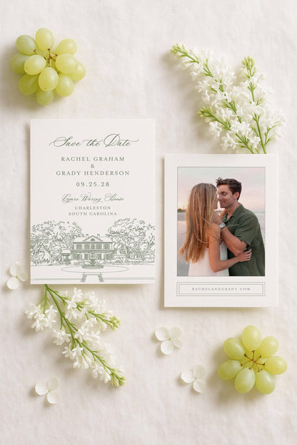 Legare Waring House Save the Date Template