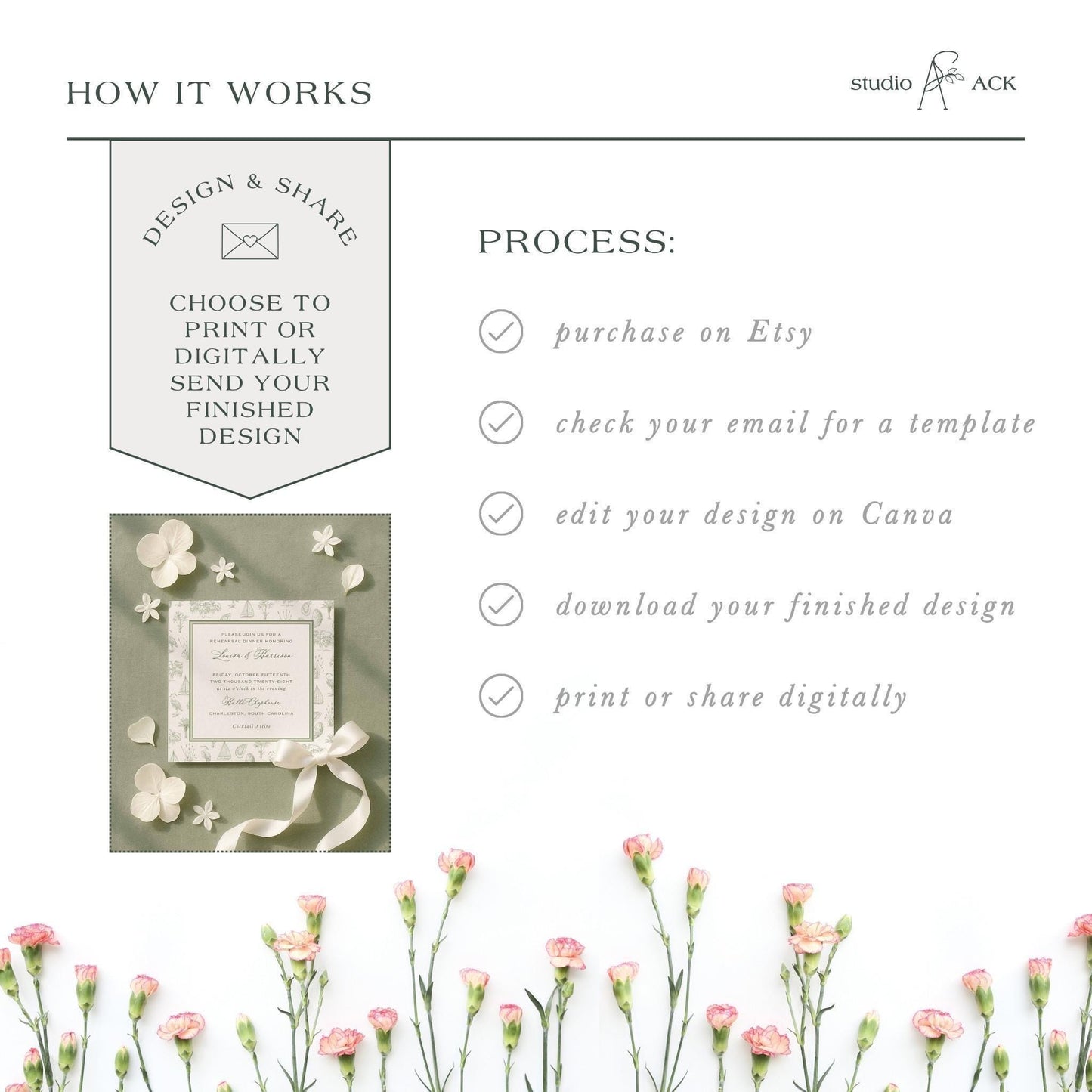 Oyster Roast Rehearsal Dinner Invitation
