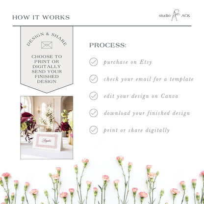 Vintage Lace Wedding Place Card Template