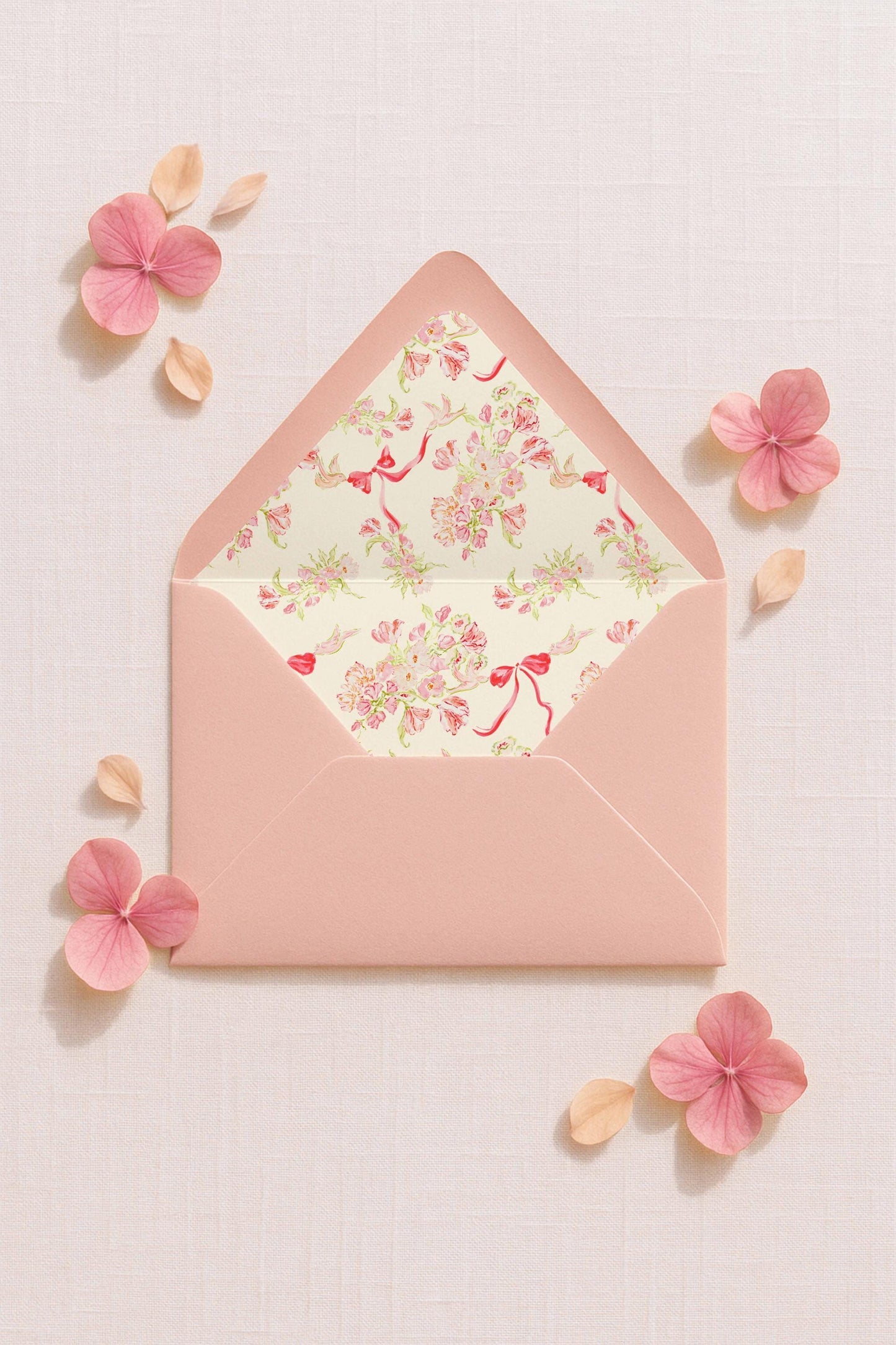 Whimsical Garden Envelope Liner Template