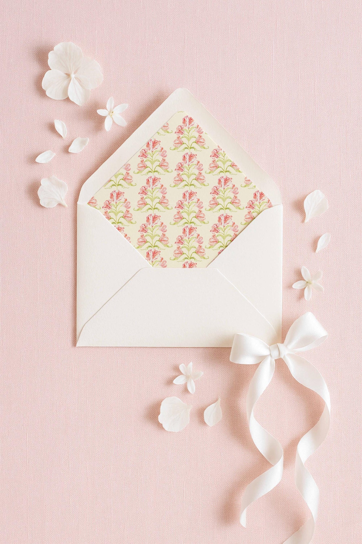 Whimsical Garden Envelope Liner Template