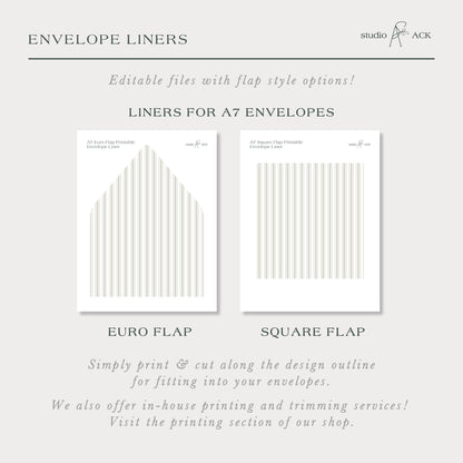 Old Money Striped Save the Date Template