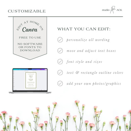 a laptop with a document open on the screen, surrounded by a bouquet of pink flowers.