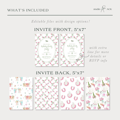 Kentucky Derby Party Invitation Template