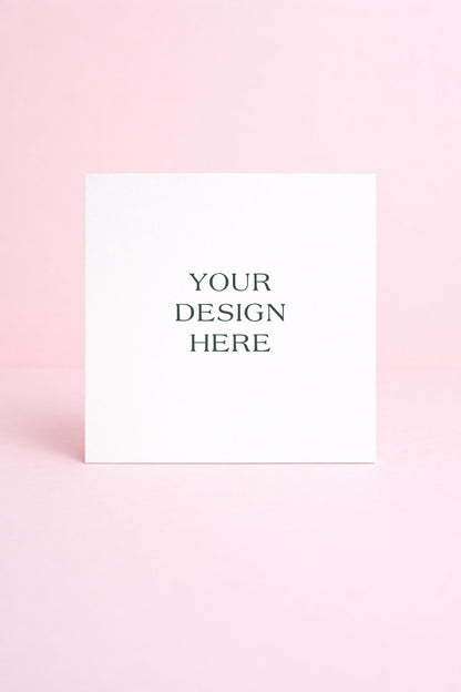 5x5 Card Professional Printing | 5" Square Card Stock Prints with Optional Envelopes | Template Printing from studioACK