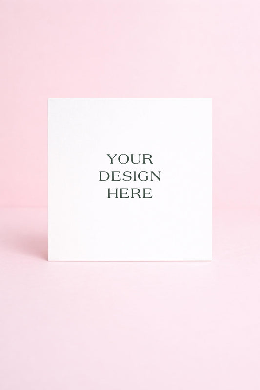 5x5 Square Card Professional Printing