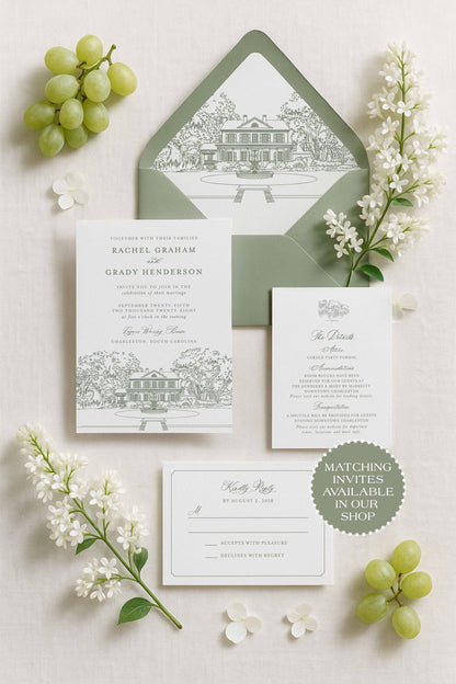 Legare Waring House Envelope Liner Template