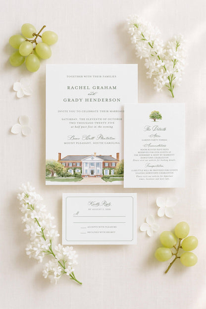 Boone Hall Wedding Template Bundle