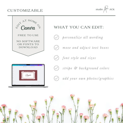 Vintage Lace Wedding Place Card Template